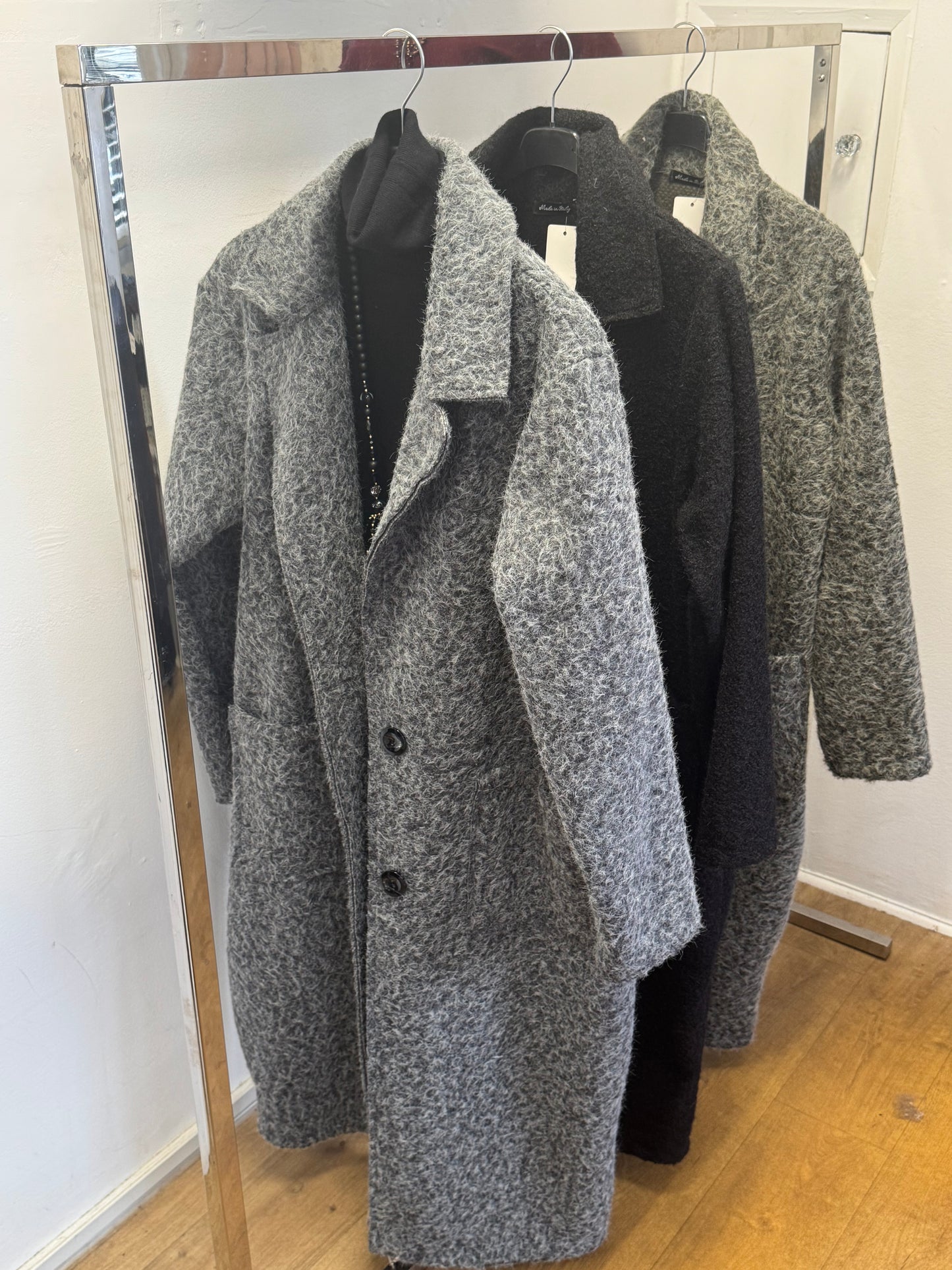 Italian Mohair inspired mottled coat