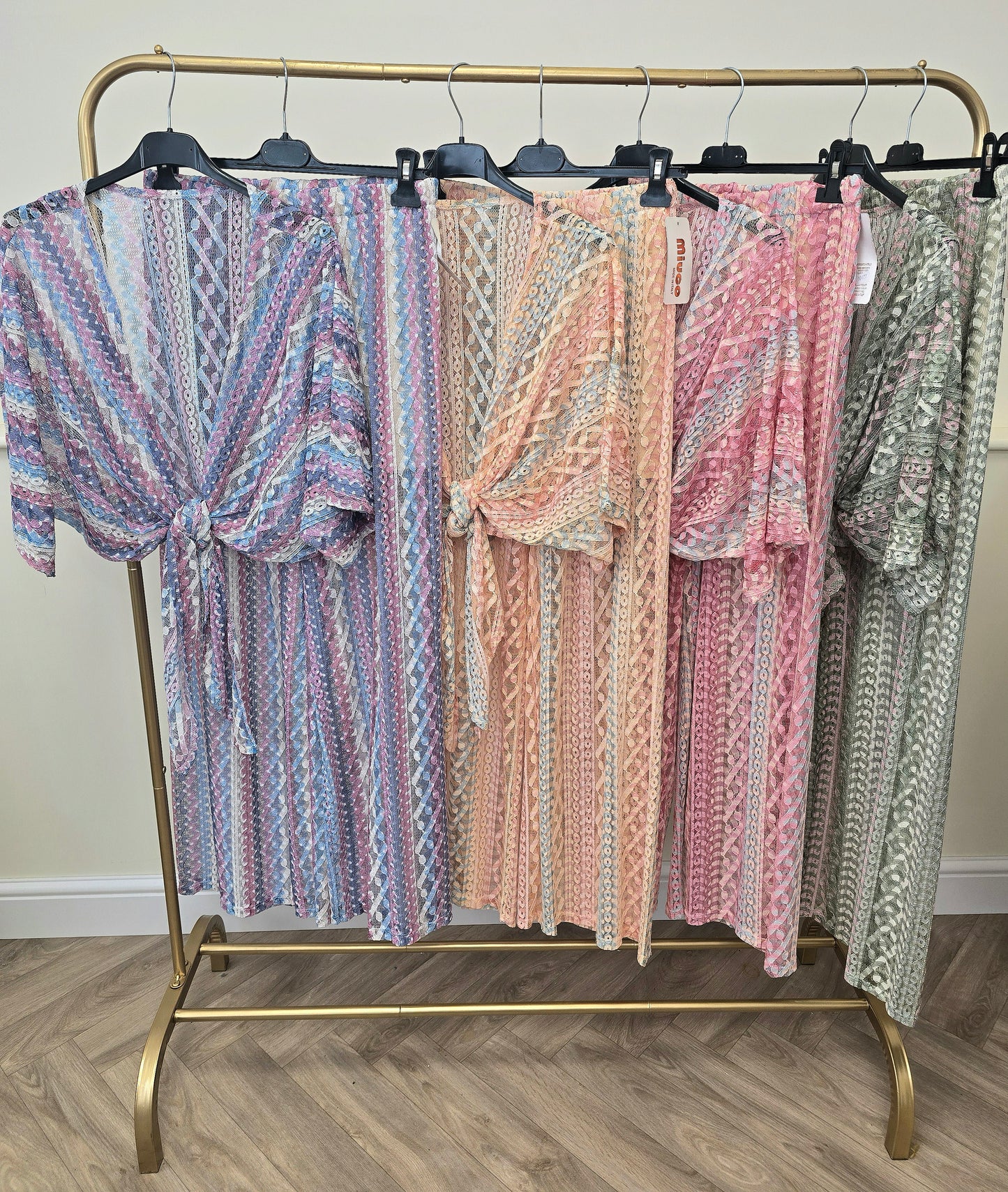 Coloured Lace Trouser Sets