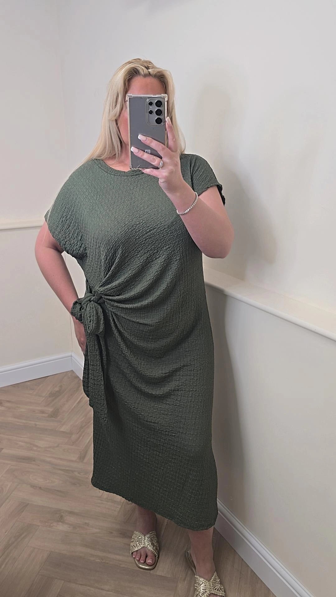 Waffle Tye Knot Dress