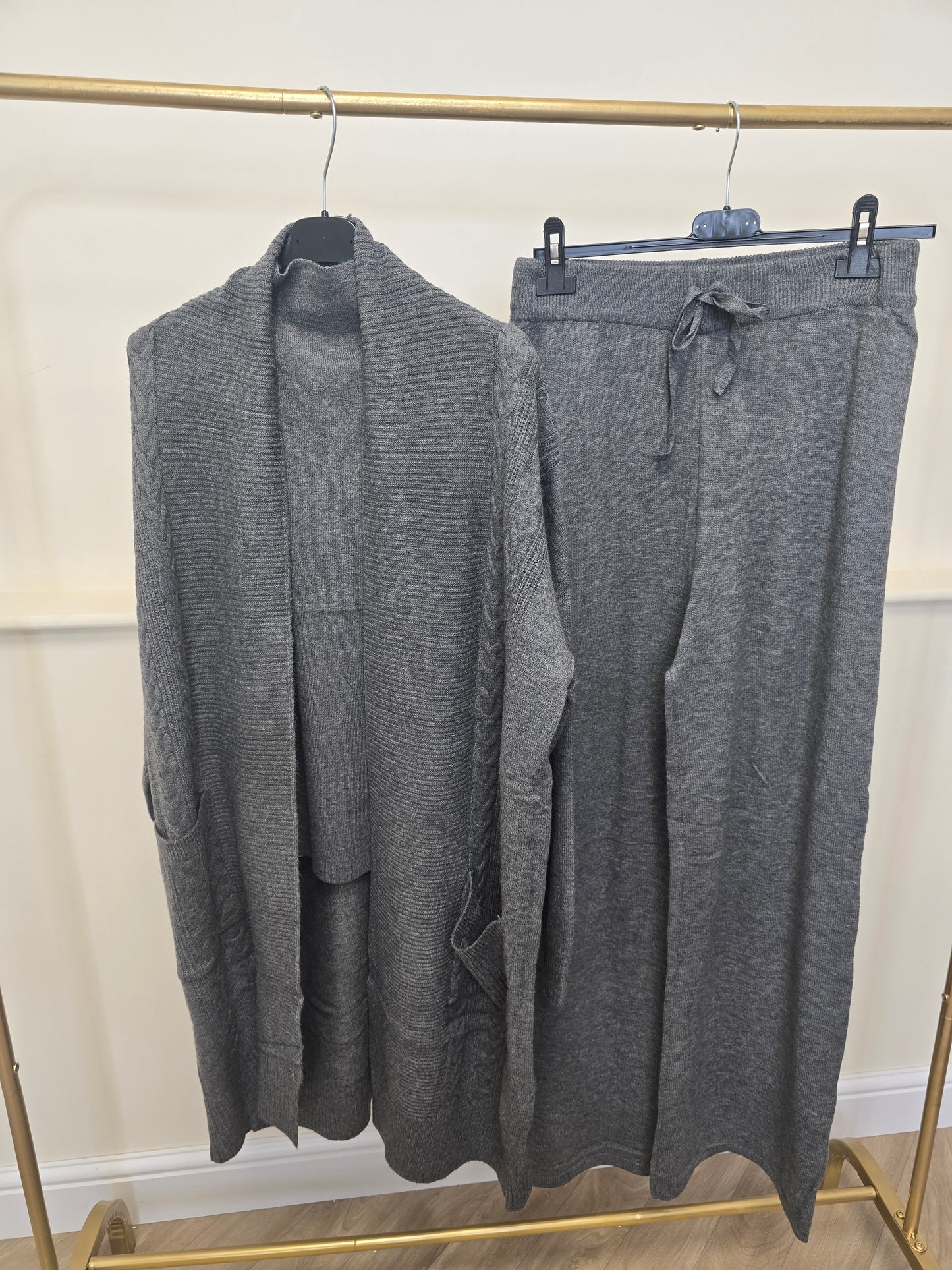 3 Piece Cardigan Trouser Set