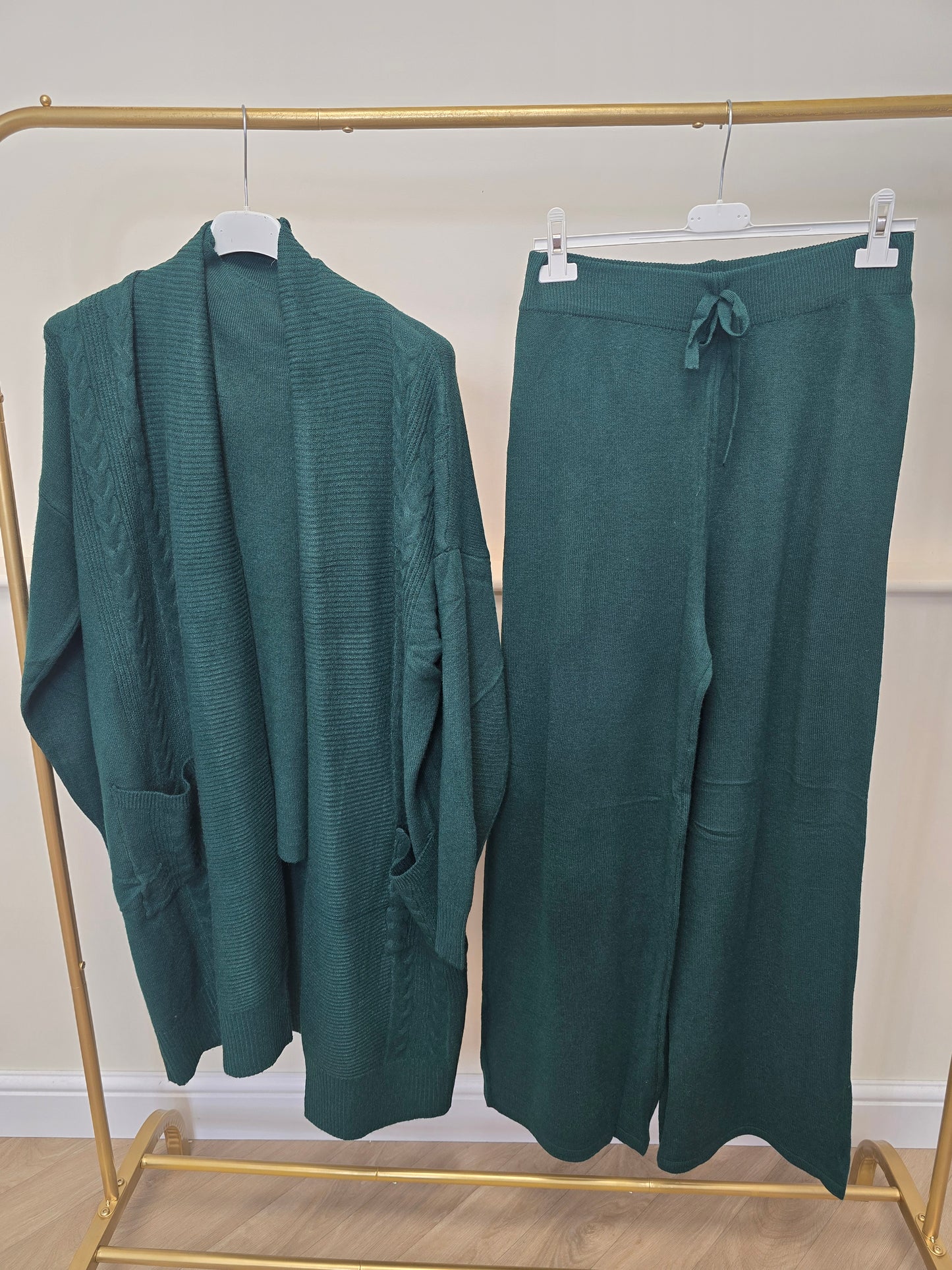3 Piece Cardigan Trouser Set
