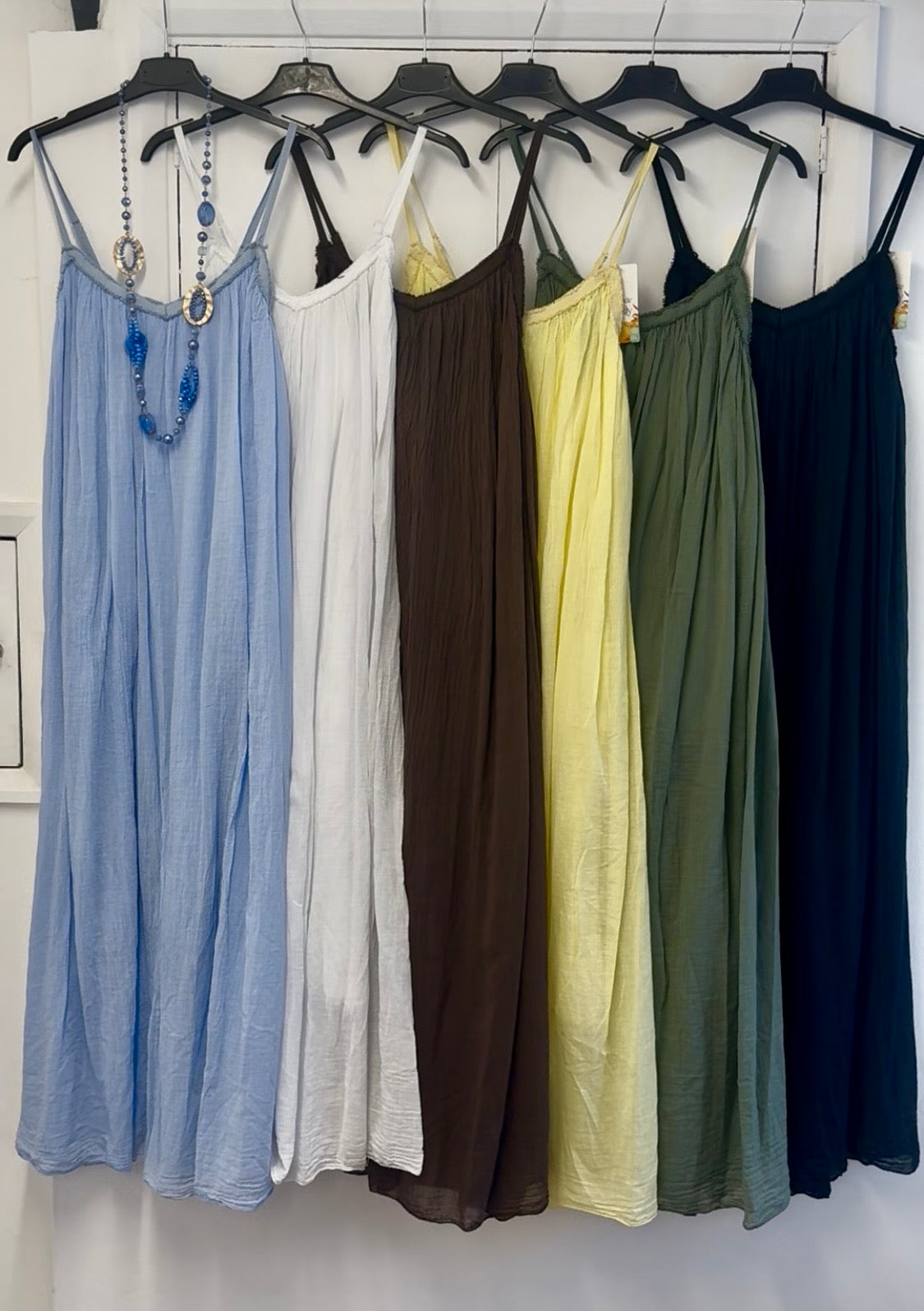 Cotton fully lined midi/maxi dress