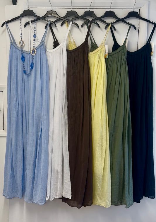Italian Cotton midi/maxi dress