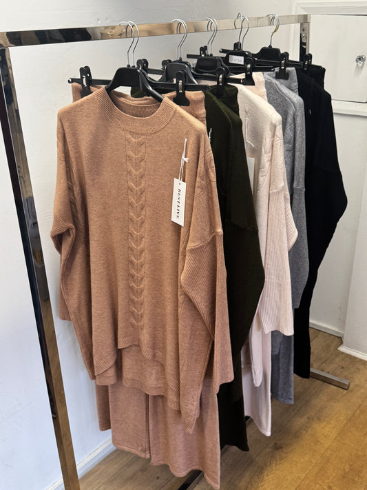 Chevron detail cashmere feel Italian lounge suit