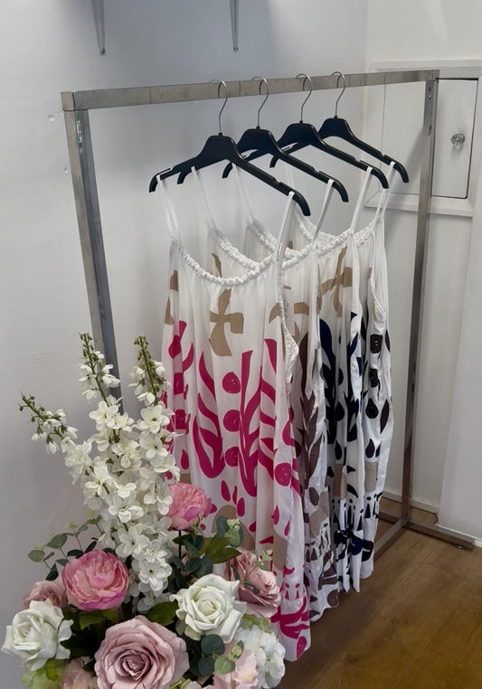 Italian Cotton printed dress