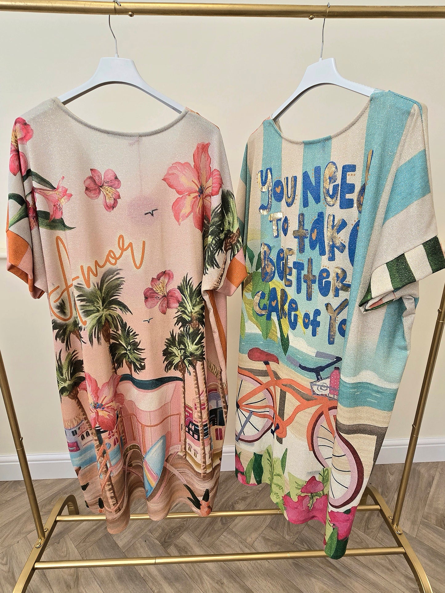 Mid Length Shimmer Dresses