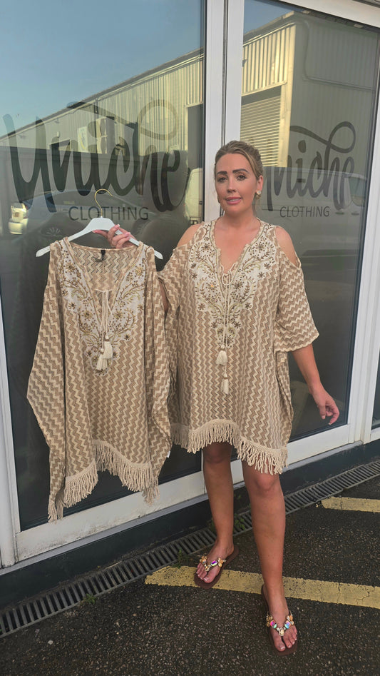 Beaded Boho Dress
