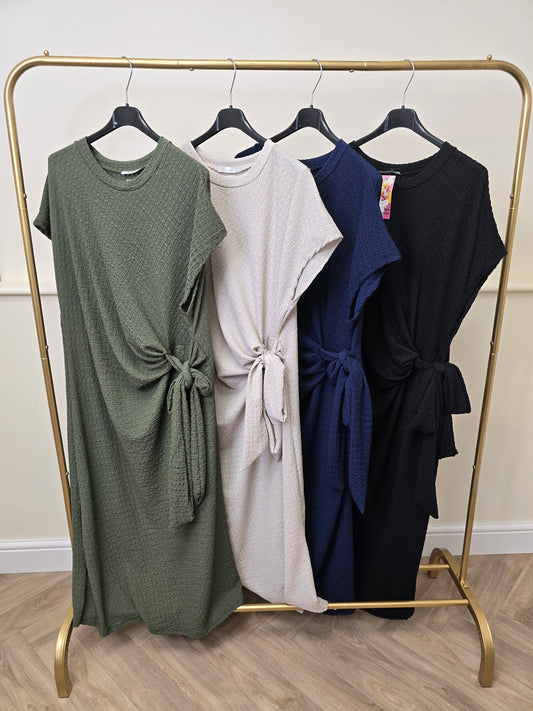 Waffle Tye Knot Dress