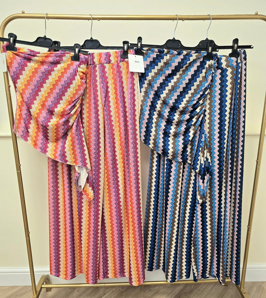 Bandeau Shimmer Zig Zag Set