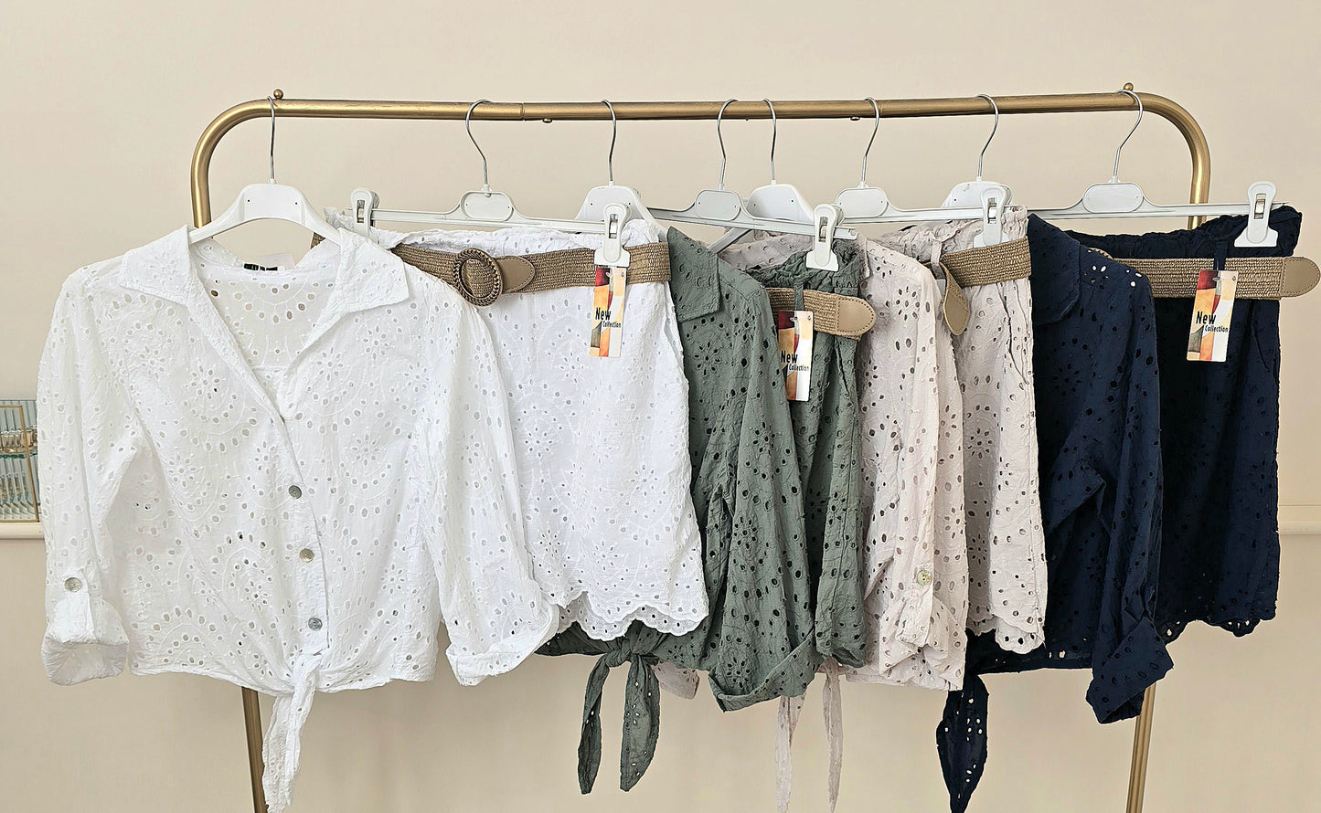 Broderie Anglaise Short Set
