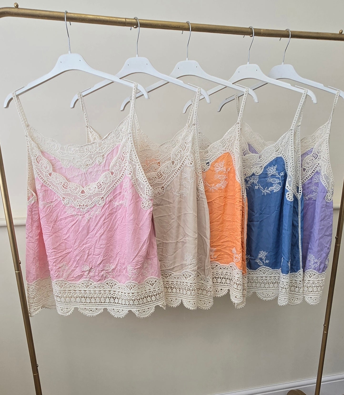 Crochet Trim Cami