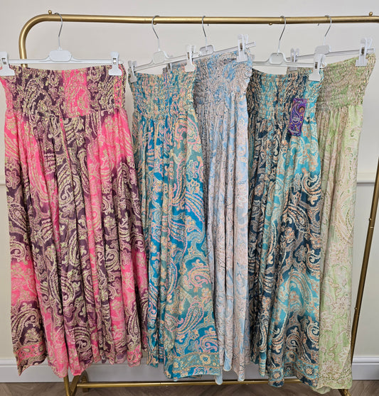 Made in Italy Paisley Culotte Trousers