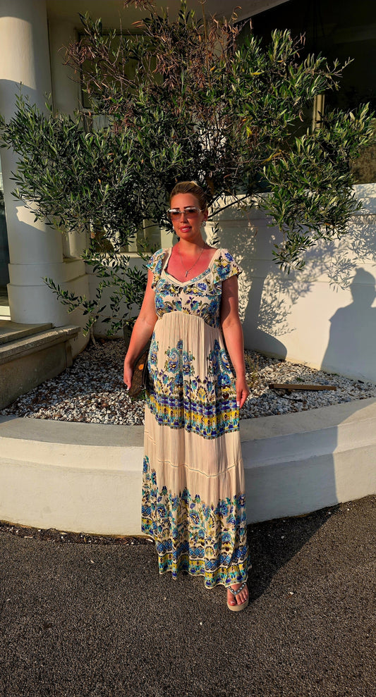 Boho Floral Maxi